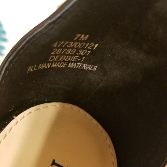 Pierre Dumas black Debbie heels, size 7 - Picture 7 of 9